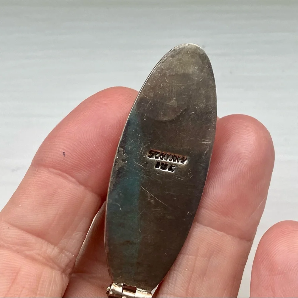 Jasper sterling  Mexican pendant - Picture 6 of 9